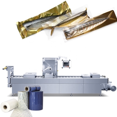 vacio thermoforming del al del empaquetadora del maquina de la empaquetadora de carne del queso de la salchicha de la empaquetadora del vacío de los mariscos de los pescados